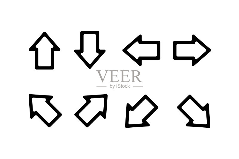 箭头矢量图标,光标,鼠标点击符号矢量图图标素材