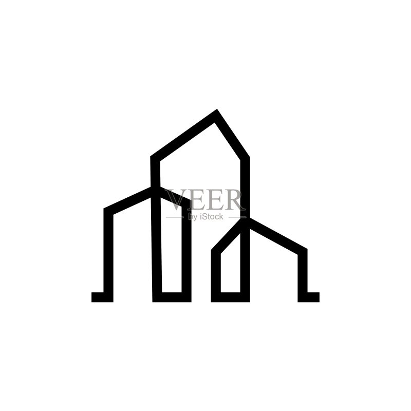 建筑矢量图标插画图标素材