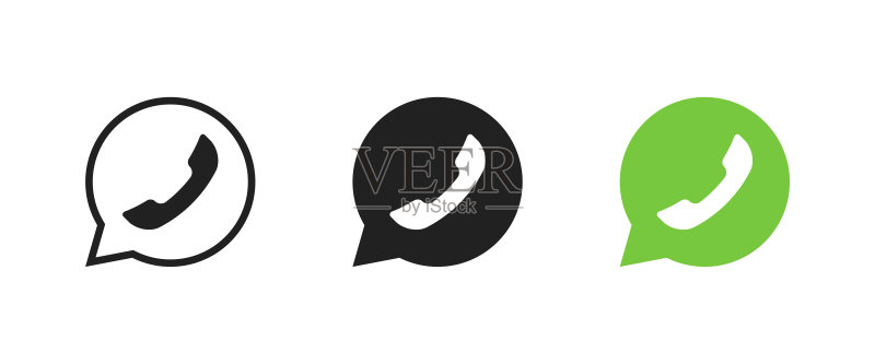 手机App气泡图标,独立矢量图图标素材