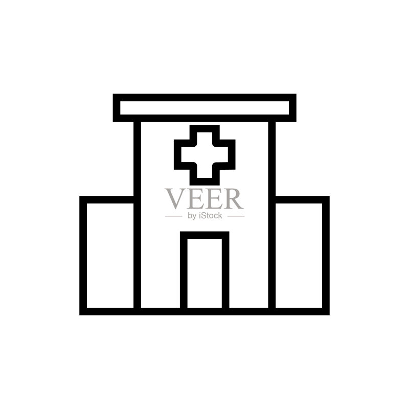 医院图标设计矢量模板图标素材