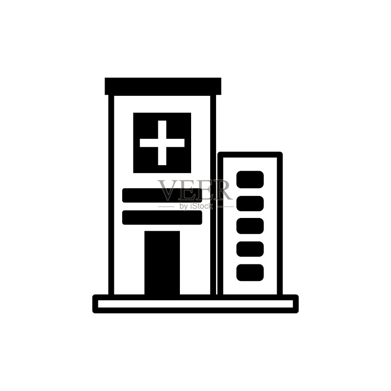 医院图标设计矢量模板图标素材