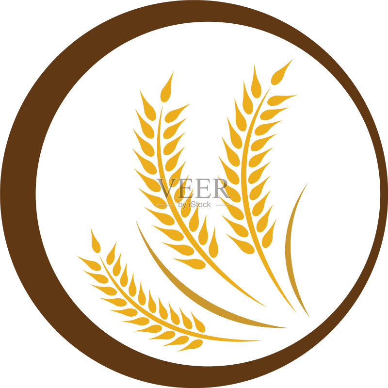 小麦logo模板图标图标素材