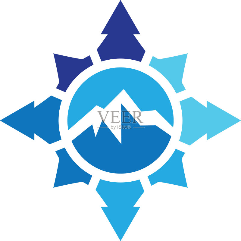 山脉logo模板图标图标素材