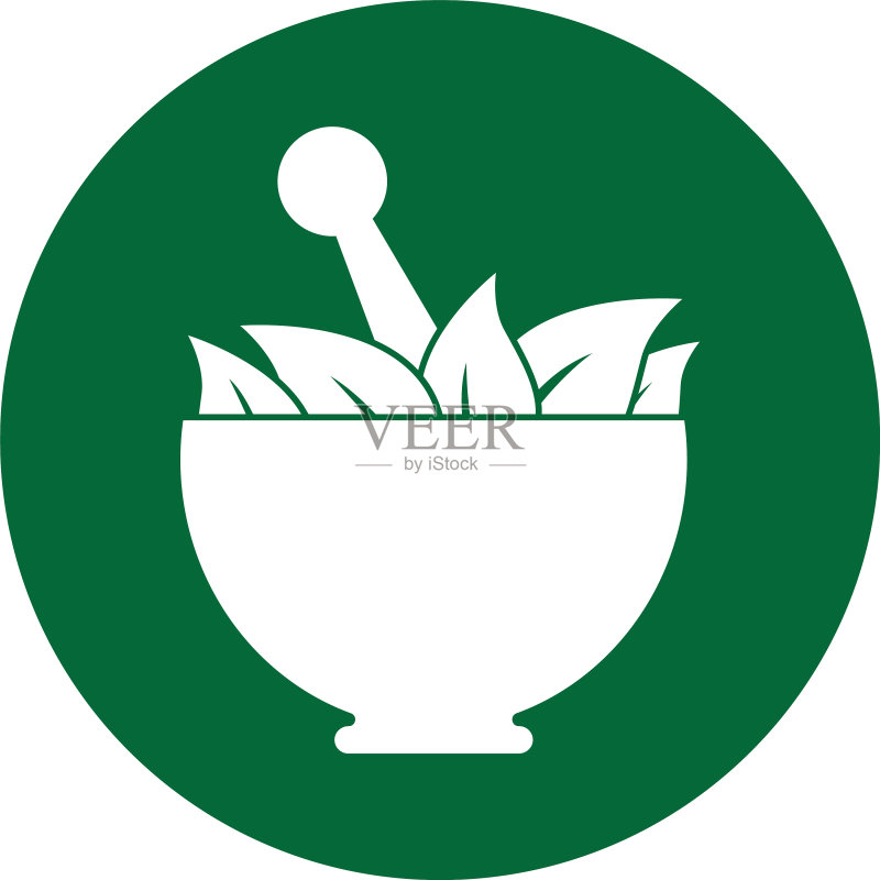 草药标志模板图标图标素材