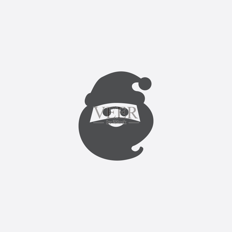 简约圣诞老人图标图标素材