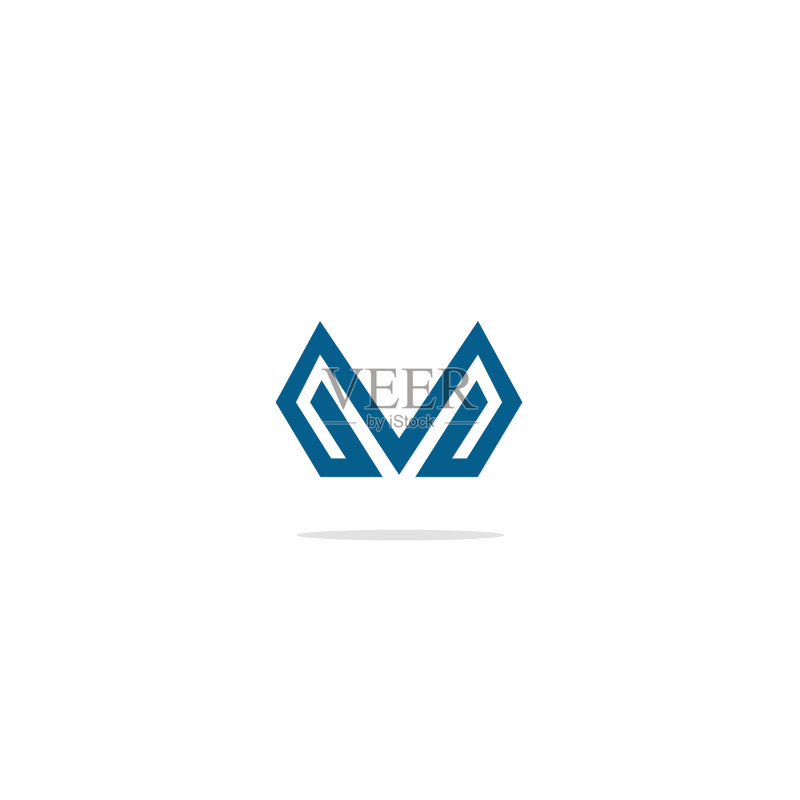 M首字母公司标志图标素材