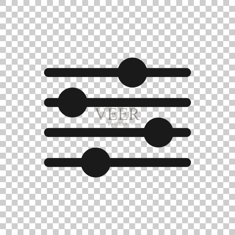 扁平风格的音量控制图标图标素材