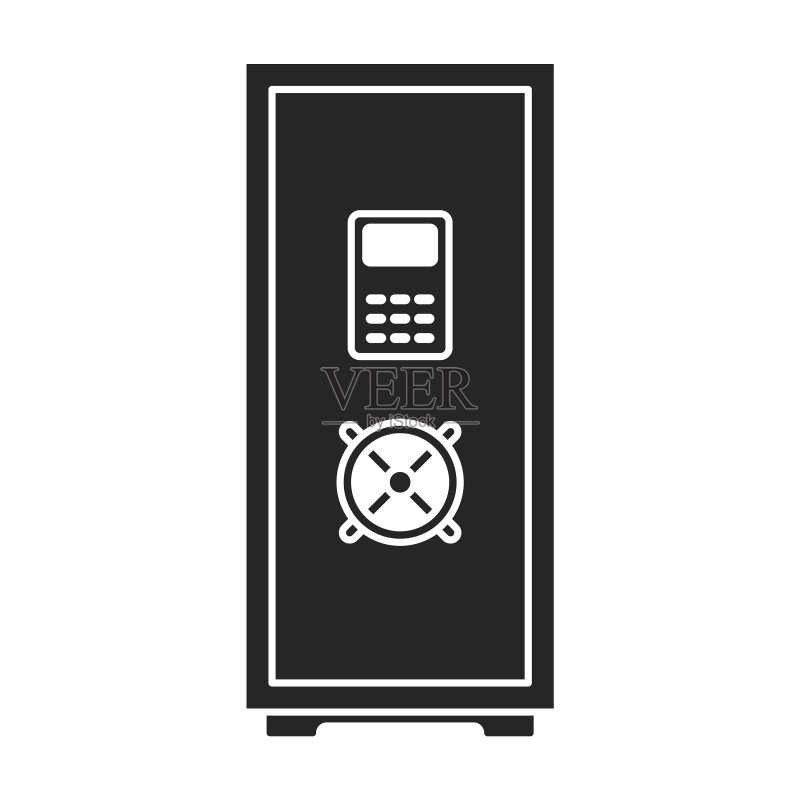 门储物黑色图标图标素材