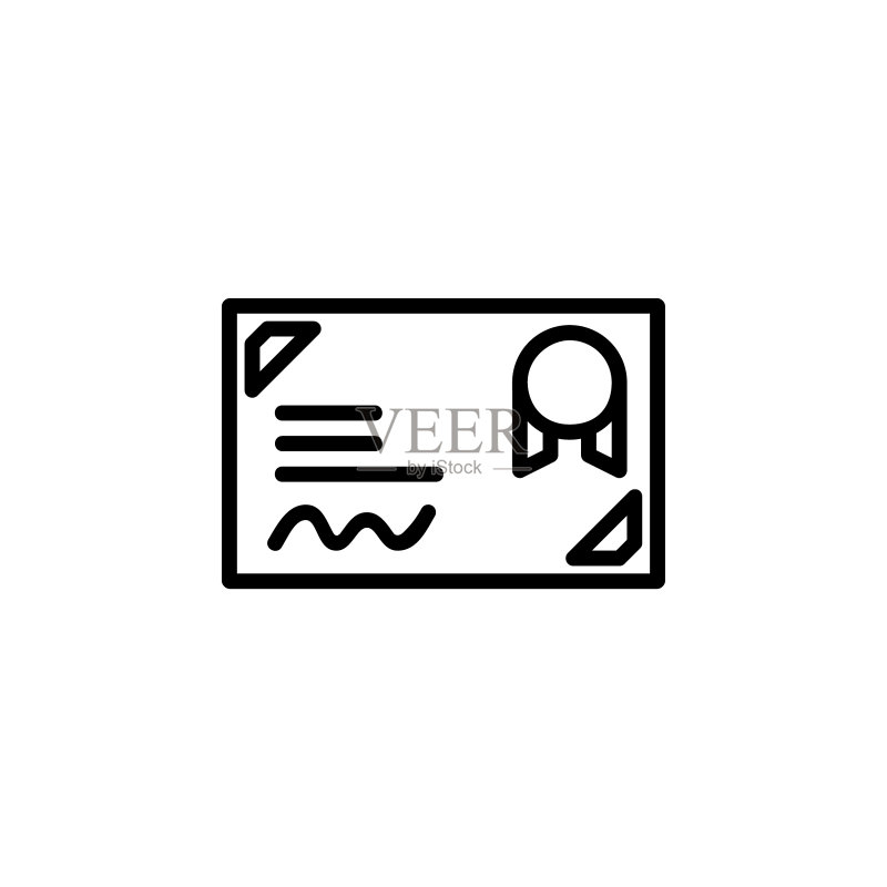在线学习证书图标图标素材