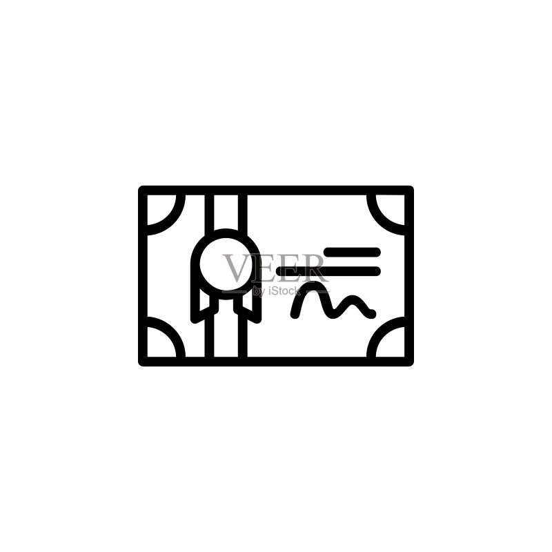 在线学习证书图标图标素材