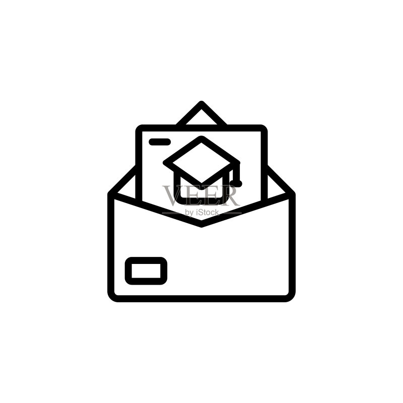 在线学习邀请函图标图标素材