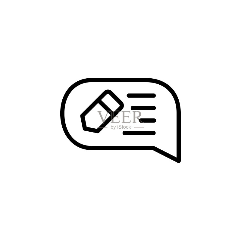 在线学习聊天图标图标素材