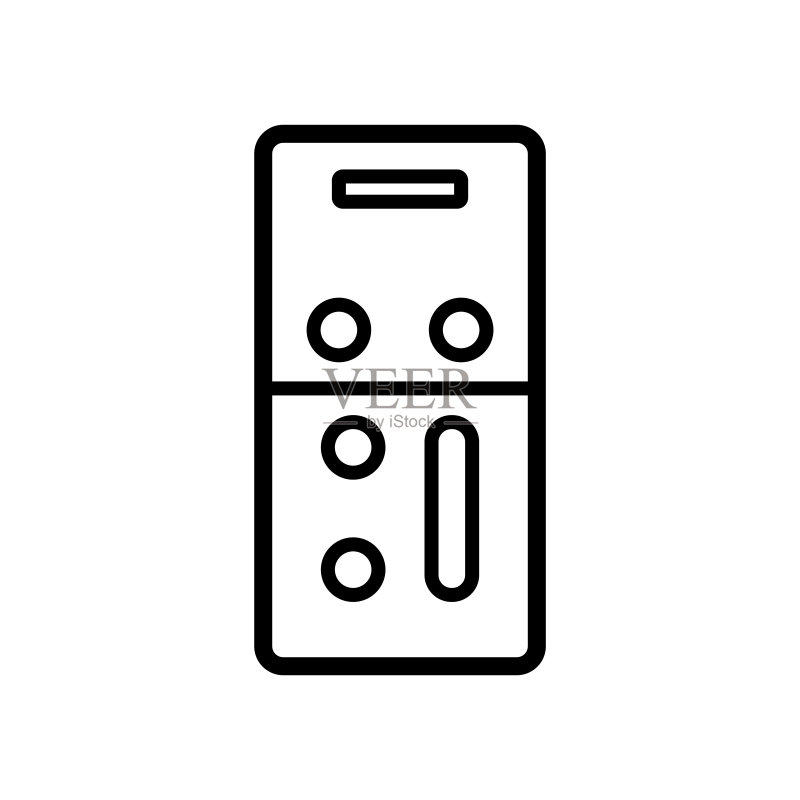 遥控器图标设计矢量模板图标素材