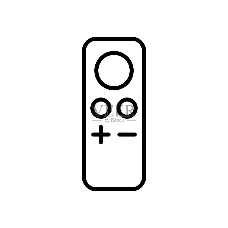 遥控器图标设计矢量模板图标素材