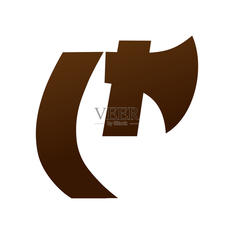 首字母C AX图标素材