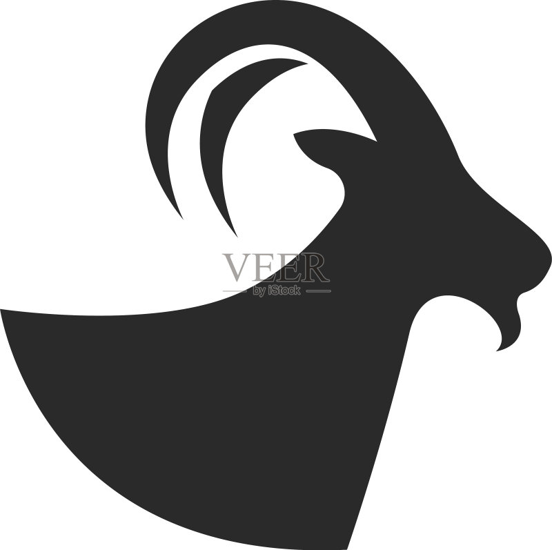 山羊logo模板图标图标素材