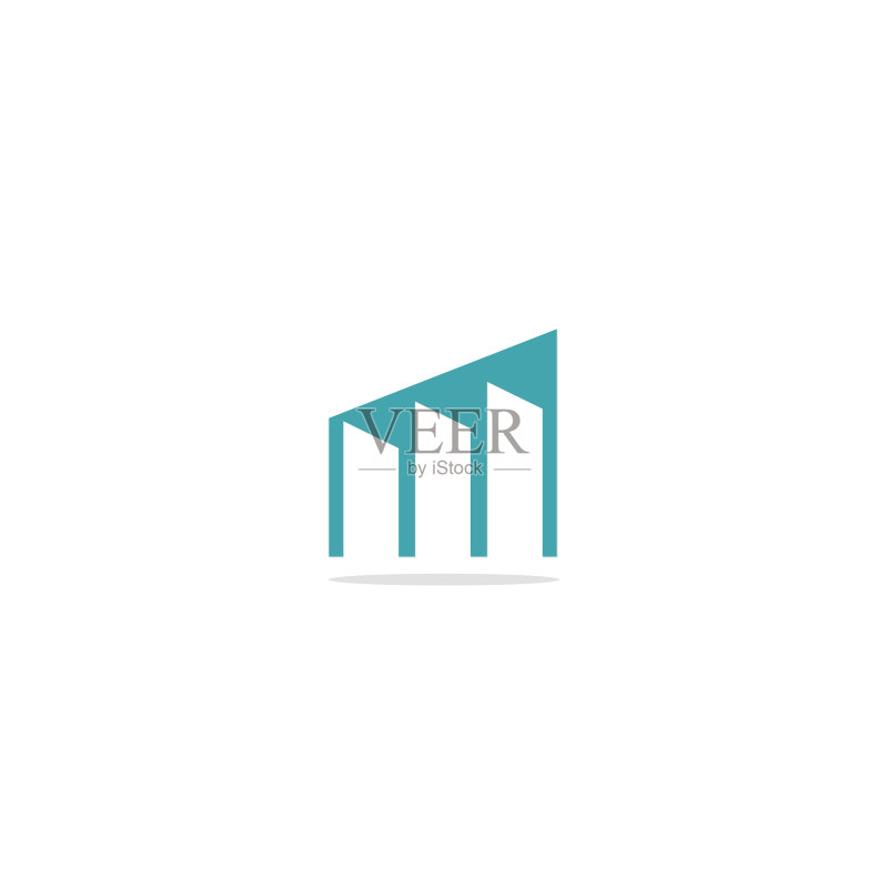 抽象图形建筑商业Logo图标素材