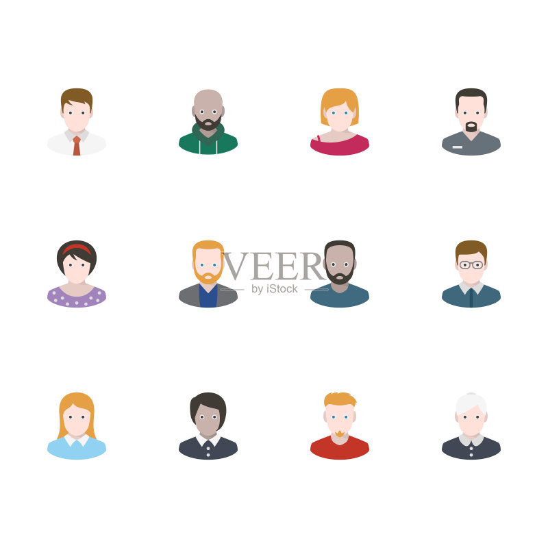 人物头像图标图标素材