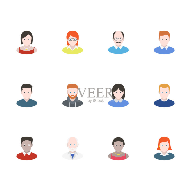 人物头像图标图标素材