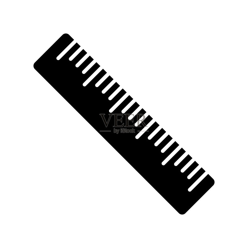 文具尺子图标矢量设计模板图标素材