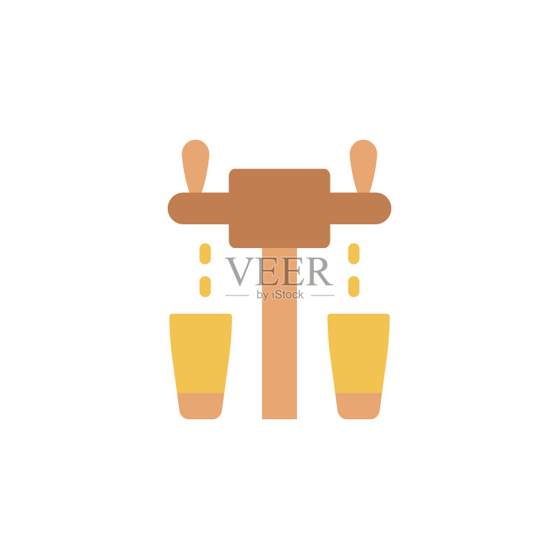 啤酒机图标:国际啤酒日UI/UX矢量元素图标素材