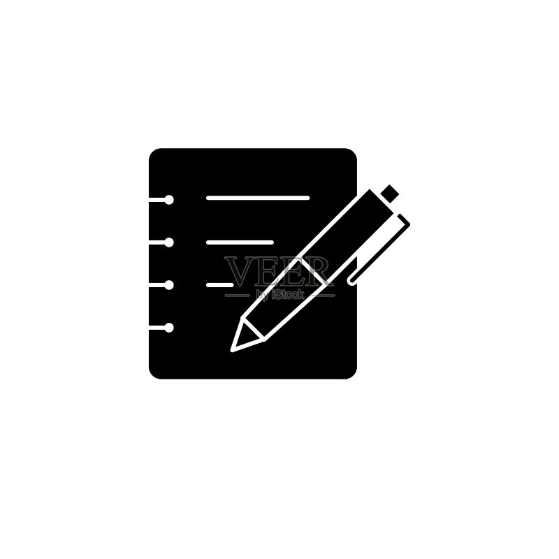钢笔图标矢量图图标素材
