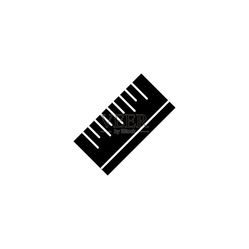 标尺图标矢量图图标素材