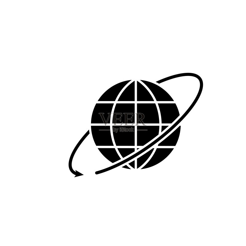 矢量插画:地球图标图标素材
