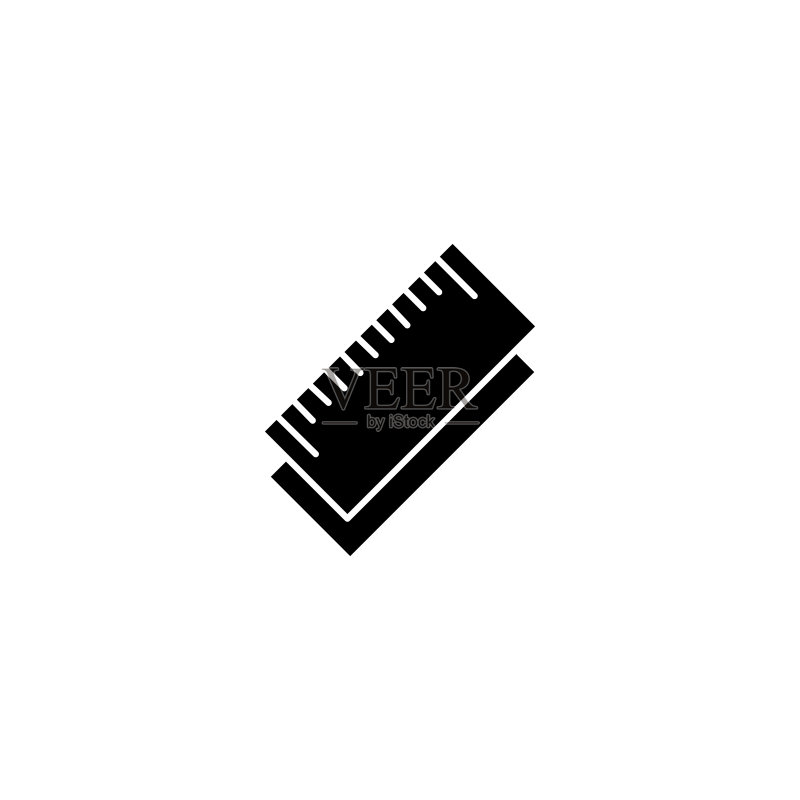 标尺图标矢量图图标素材
