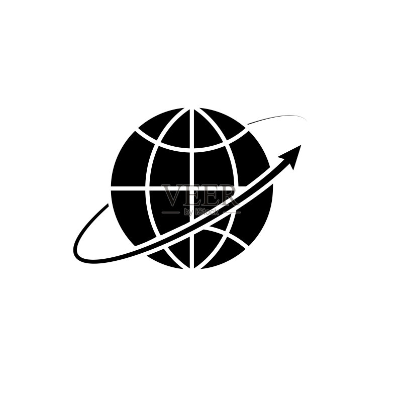 矢量插画:地球图标图标素材
