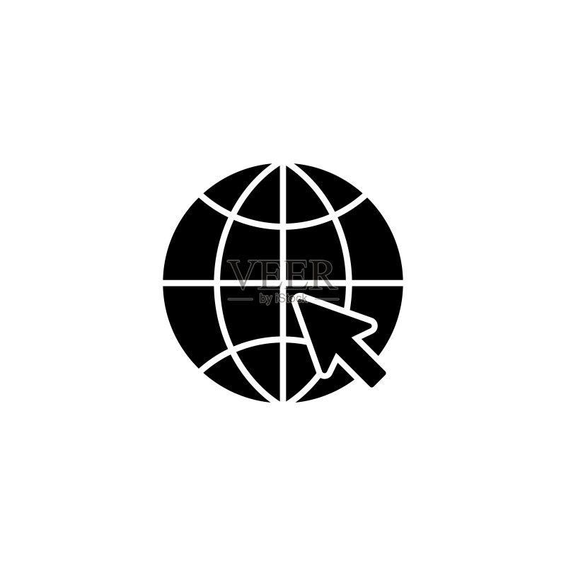 矢量插画:地球图标图标素材