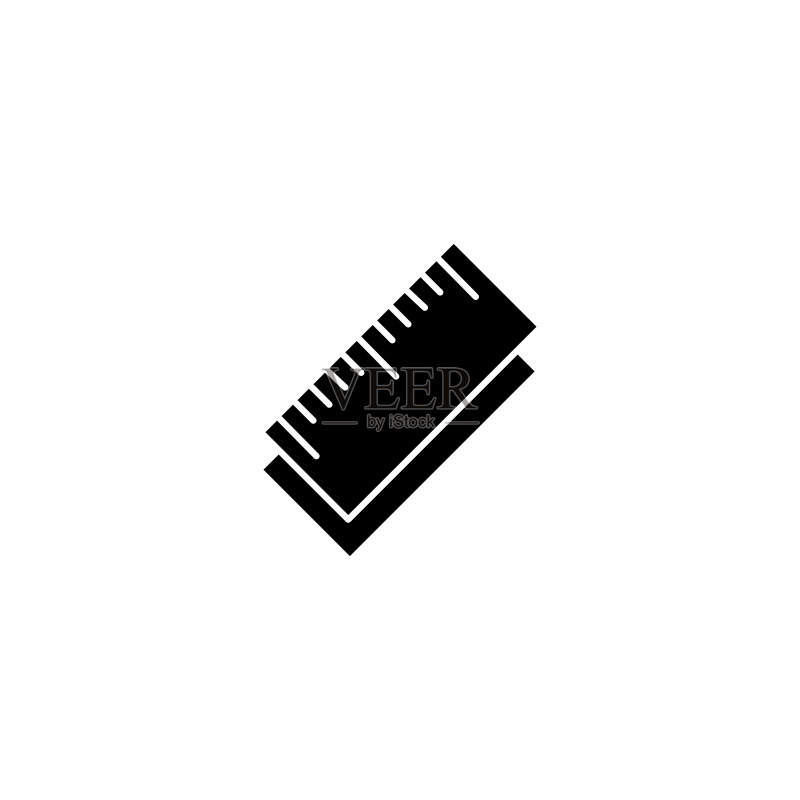 标尺图标矢量图图标素材