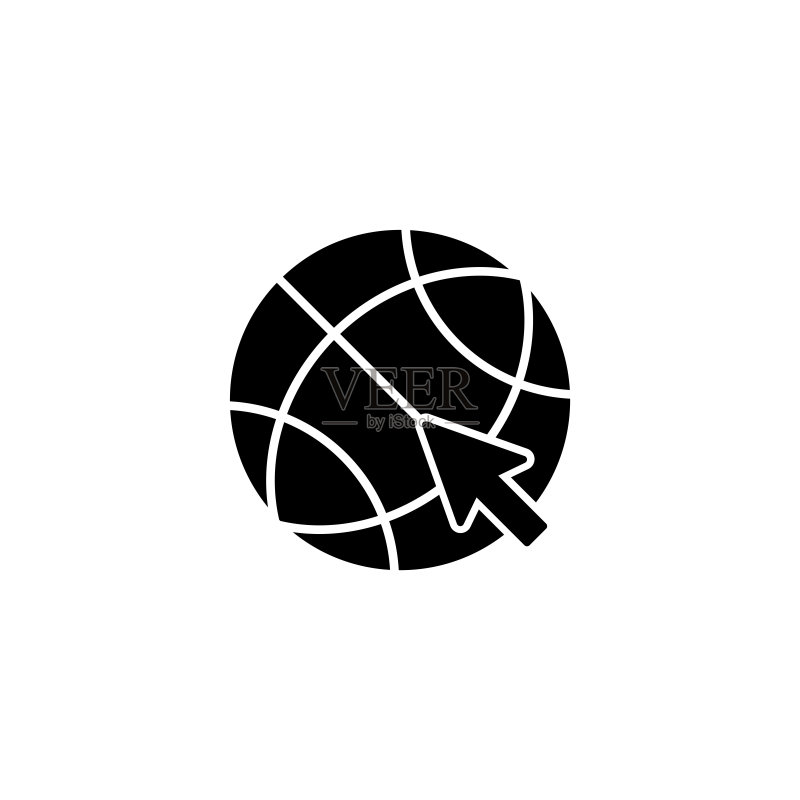 矢量插画:地球图标图标素材