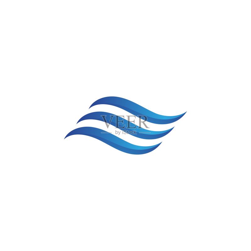水波图标矢量设计图标素材