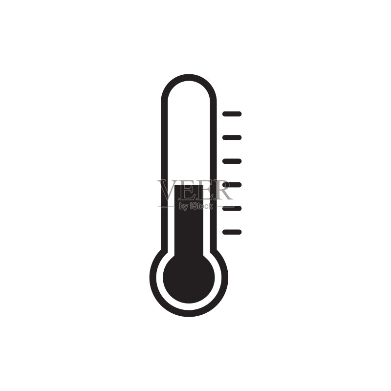 温度计矢量图标:用于平面设计、徽标、网站、社交媒体、移动应用、UI插图图标素材
