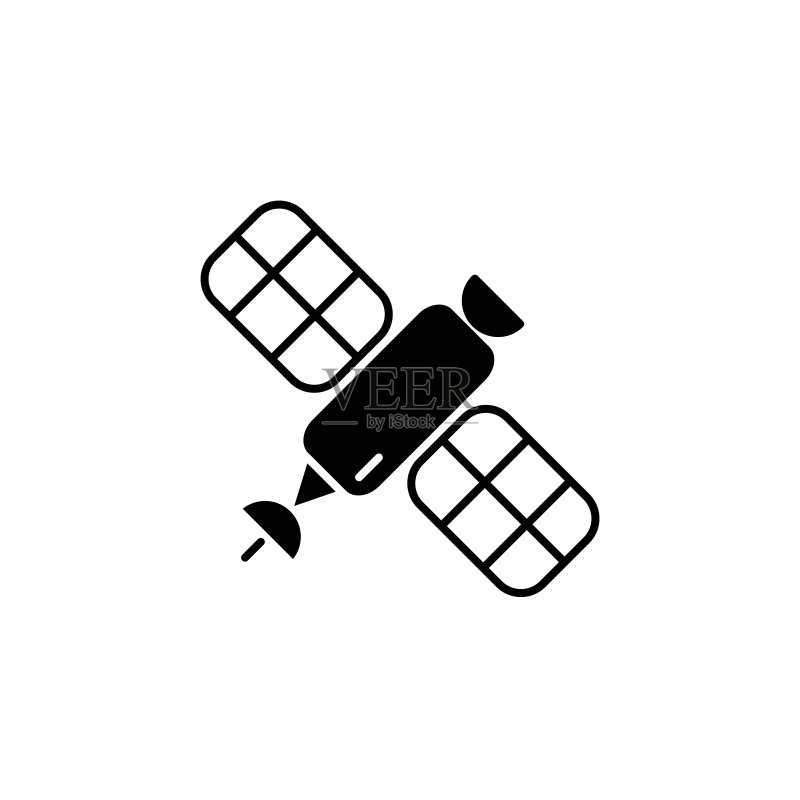 矢量插画:卫星图标图标素材