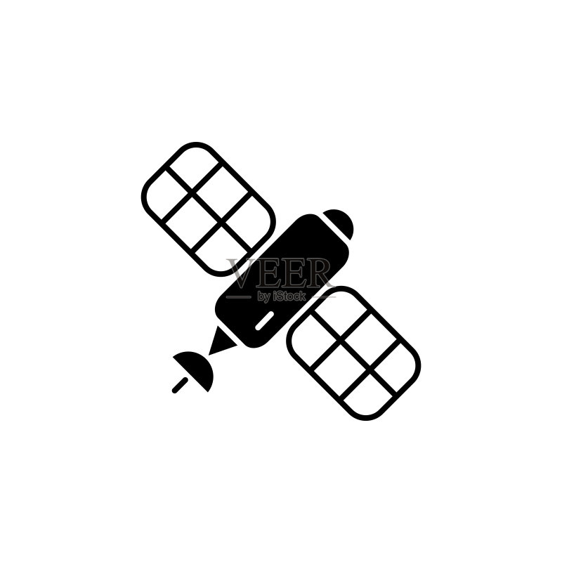 矢量插画:卫星图标图标素材
