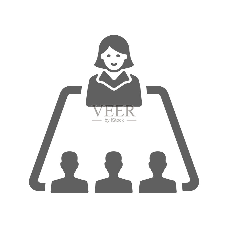 层级图标/灰色矢量图形图标素材