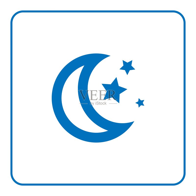 月亮星星图标图标素材