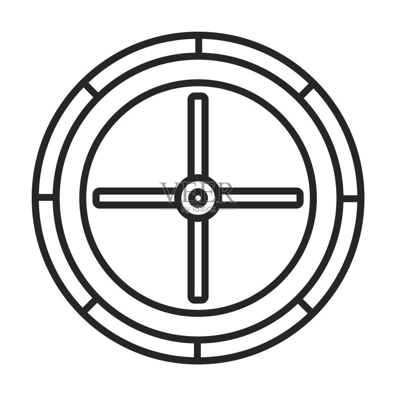 眼睛目标图标轮廓图标素材