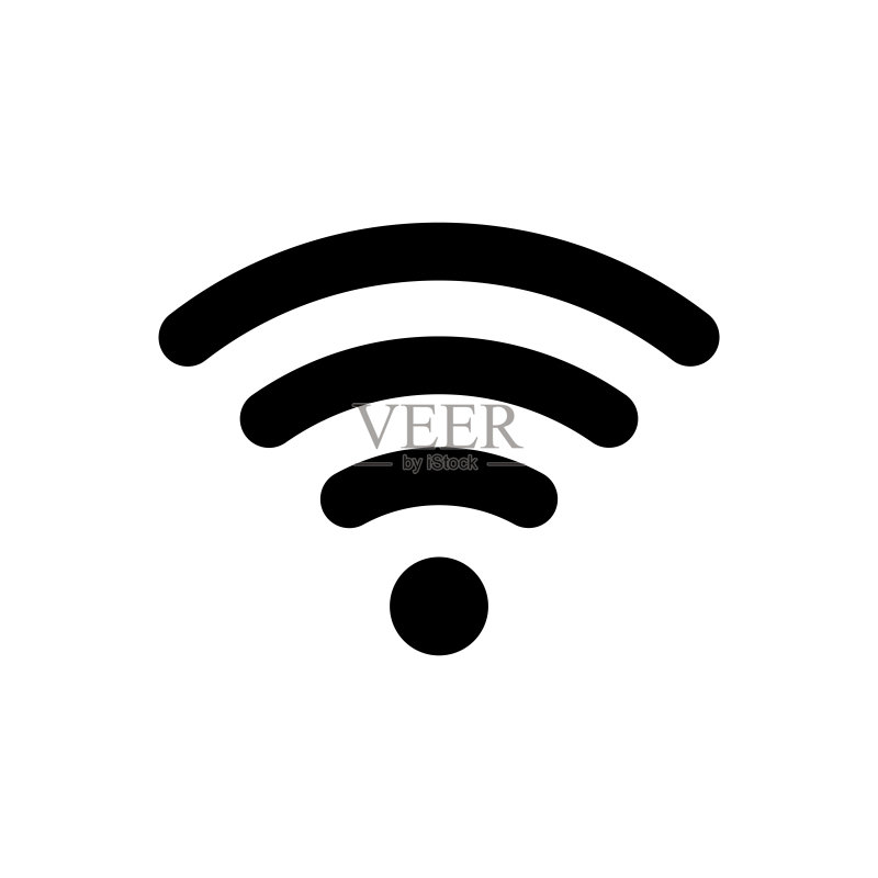 Wi-Fi网络图标矢量图图标素材