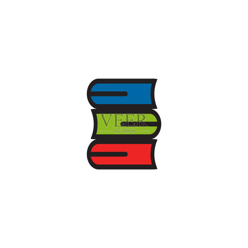 书籍图标Logo设计模板图标素材