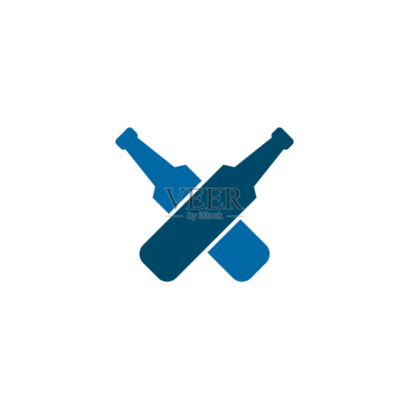 瓶子图标Logo设计模板图标素材