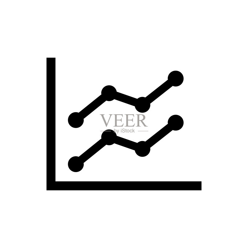 折线图图标图标素材