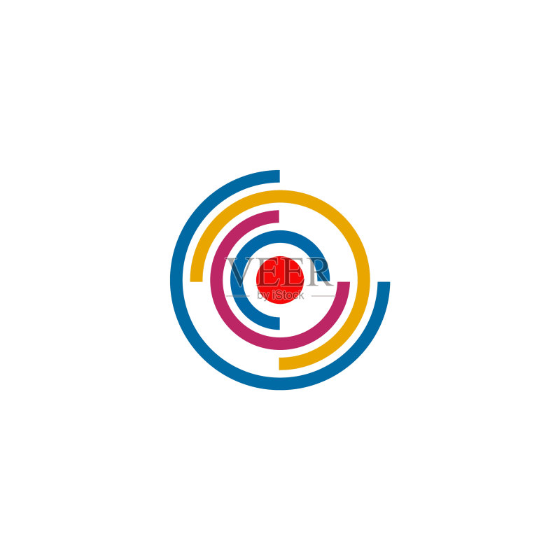 圆形Logo设计模板图标素材