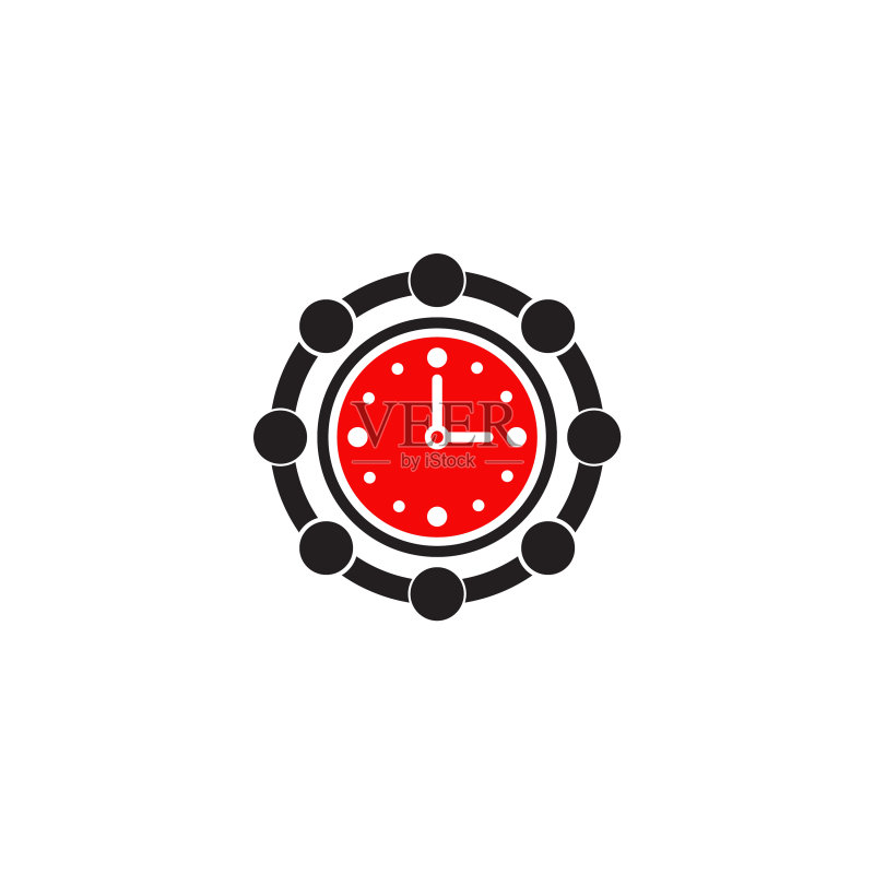 时钟图标Logo设计模板图标素材