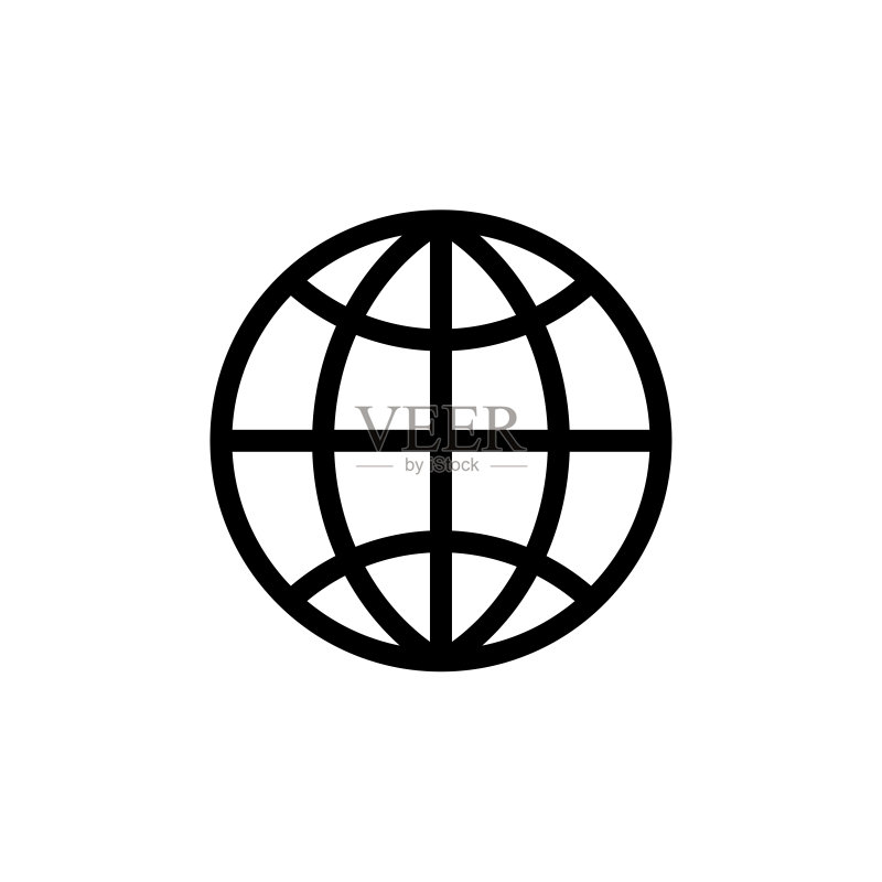 地球图标模板矢量图图标素材