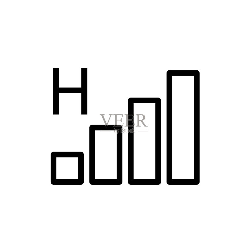 信号条图标模板矢量图图标素材