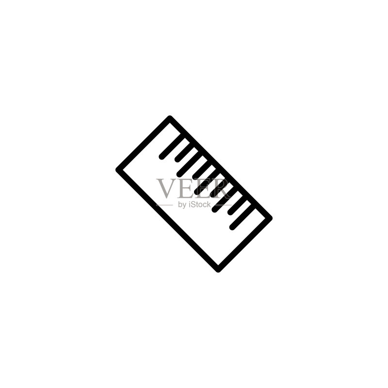 尺子图标模板矢量图图标素材