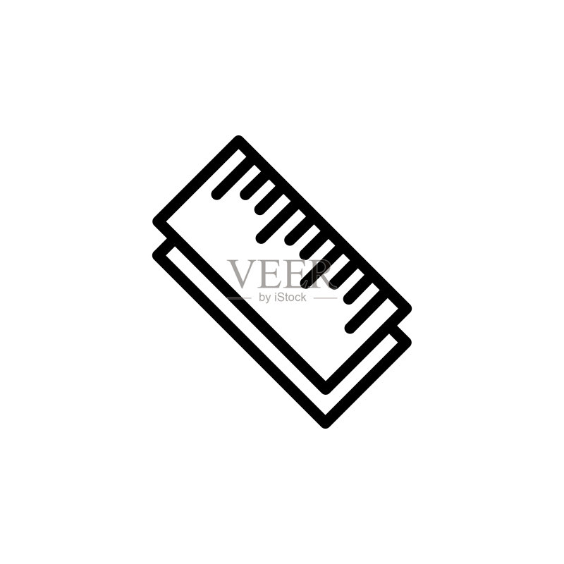 尺子图标模板矢量图图标素材